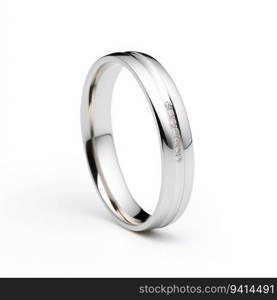 beautiful ring design. wedding engagement rings with diamonds on isolate white background. 