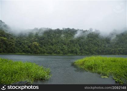 beautiful river tropical rainforest costa rica