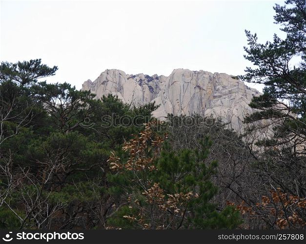 Beautiful rocks in South Korea
