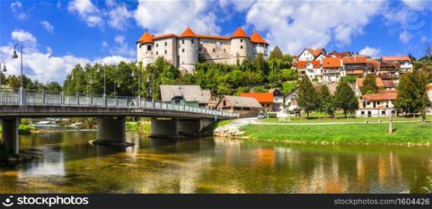 Beautiful romantic medieval castles of Europe - Zuzemberk in Slovenia