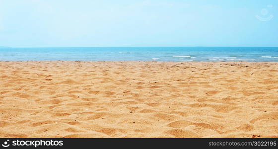 Beautiful sand beach