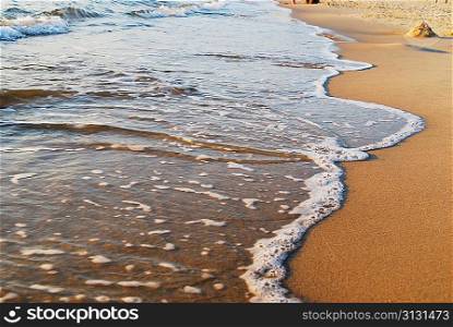 beautiful sand on sea shore