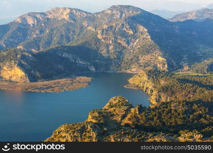 Beautiful sea coast in Turkey