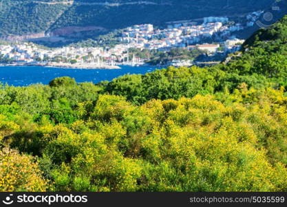 Beautiful sea coast in Turkey