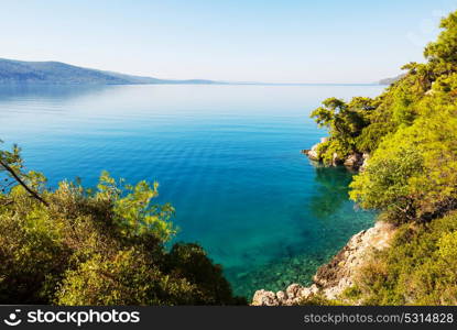 Beautiful sea coast in Turkey