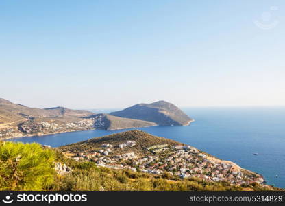 Beautiful sea coast in Turkey