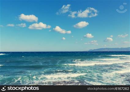 Beautiful sea shore in Cyprus