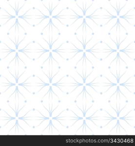 Beautiful seamless background of floral and dots pattern