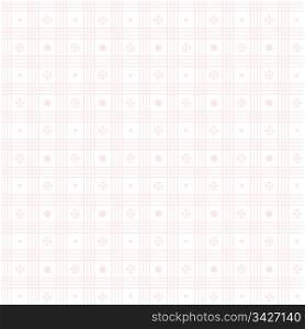 Beautiful seamless pattern of polka dots and checkered
