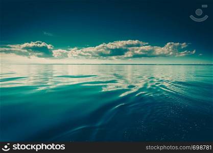 Beautiful seascape blue sea horizon and sky. Tranquil scene. Natural composition of nature. Landscape.. seascape sea horizon and sky.