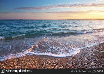 Beautiful seascape. Composition of nature.