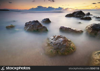 Beautiful seascape. Composition of nature.