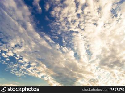 Beautiful sky and clouds summer good weather. Beautiful sky and clouds