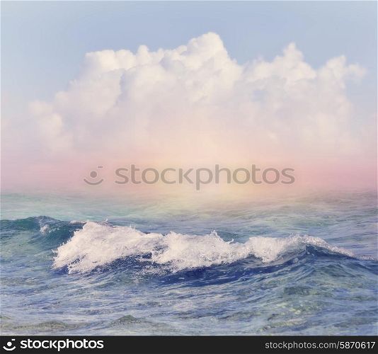 Beautiful Sky and Sea Background