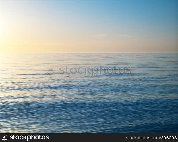 Beautiful sky background on sea. Composition of nature.