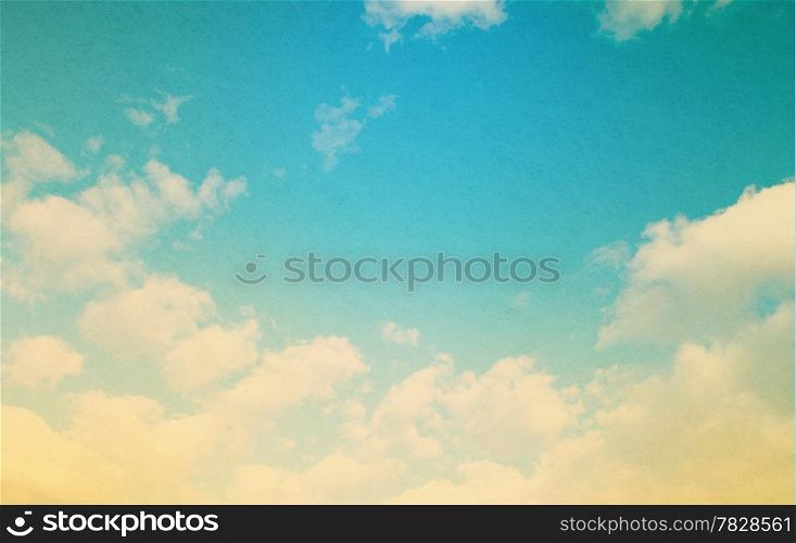beautiful sparse clouds in the blue sky