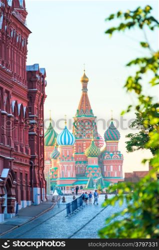 Beautiful St. Basil&rsquo;s Cathedral on Red Square