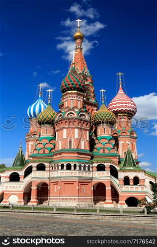 Beautiful St. Basil&rsquo;s Cathedral on Red Square is Moscow&rsquo;s most famous landmark.