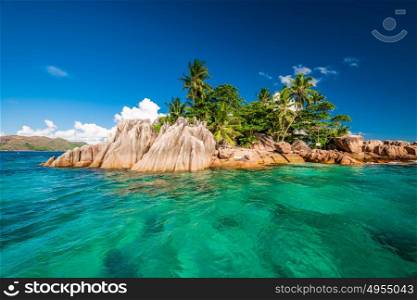 Beautiful St. Pierre Island at Seychelles