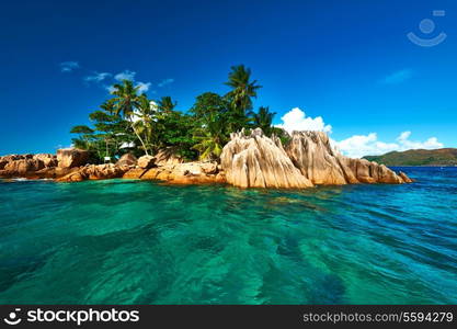 Beautiful St. Pierre Island at Seychelles