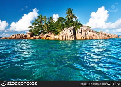 Beautiful St. Pierre Island at Seychelles