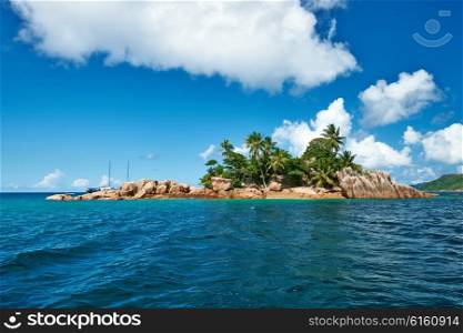 Beautiful St. Pierre Island at Seychelles