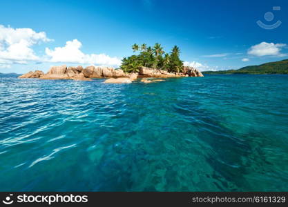 Beautiful St. Pierre Island at Seychelles