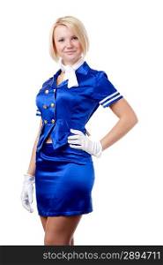 Beautiful stewardess.