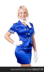 Beautiful stewardess.