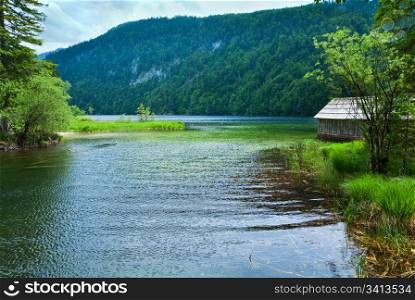 Beautiful summer Alpine lake Toplitzsee view (Austria)