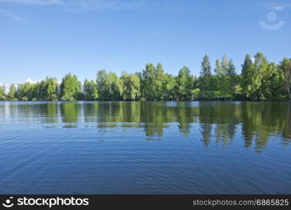 beautiful summer lake