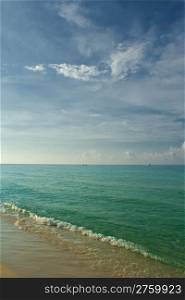 Beautiful sunny day on a the beach of Destin, Florida.