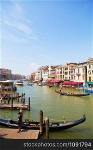 Beautiful sunny views of the canals of Venice, Italy.. Beautiful sunny views of the canals of Venice, Italy
