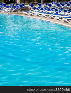 Beautiful swimming pool in hotel