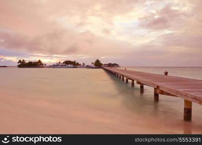 beautiful tropical beach background landscape nature sunset