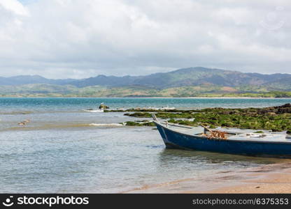 Beautiful tropical Pacific Ocean coast in Costa Rica