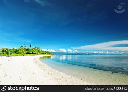 Beautiful uninhabited island at Philippines