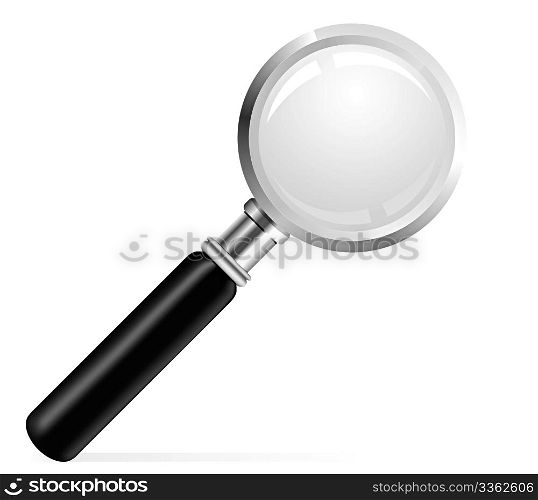 Beautiful vector illustration of a Magnifier