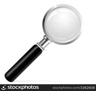 Beautiful vector illustration of a Magnifier