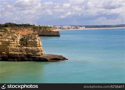 beautiful view at algarve, the south of portugal