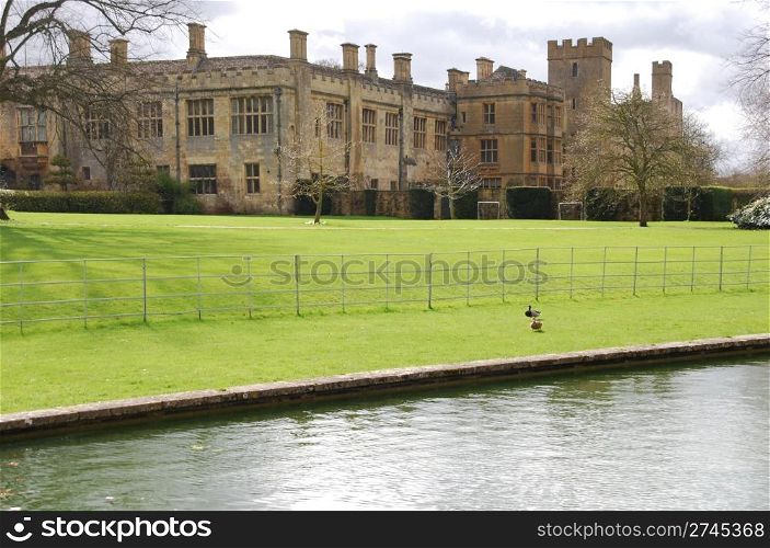 beautiful view at Sudeley Castle in Winchcombe, Gloucestershire (United Kingdom)