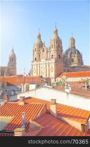 Beautiful view of Salamanca in Spain