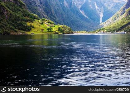 beautiful view of the fjord, Norway