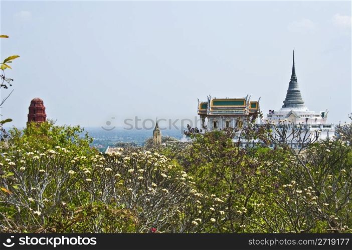 beautiful view of the hill Khao Khlang and a part of the king&rsquo;s palace