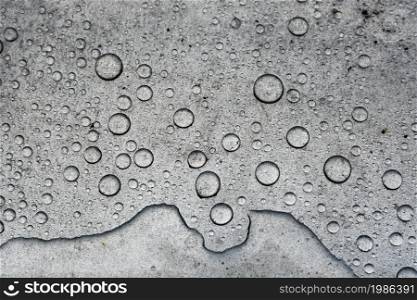 Beautiful water drops. Abstract background, macro shot.