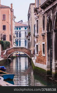 Beautiful water street - Grand Canal in Venice, Italy