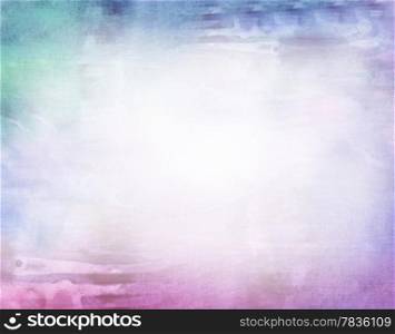 Beautiful watercolor background in soft green and purple Great for textures and backgrounds for your projects!