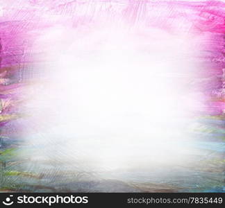 Beautiful watercolor background in soft purple, blue and green Great for textures and backgrounds for your projects