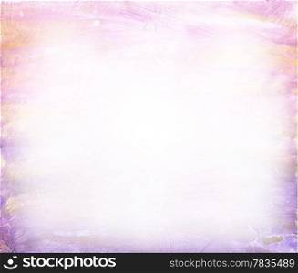 Beautiful watercolor background in soft purple, yellow and white Great for textures and backgrounds for your projects
