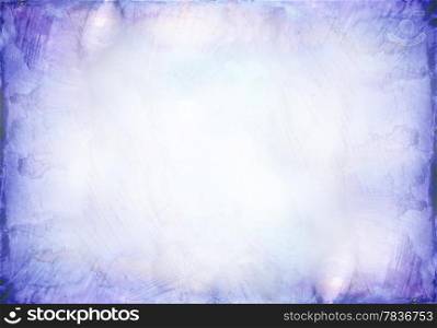 Beautiful watercolor background in soft white, blue and purple Great for textures and backgrounds for your projects